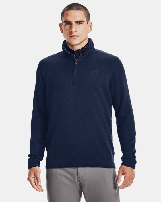 Herren UA Storm SweaterFleece mit ½-Zip, Navy, pdpMainDesktop image number 0